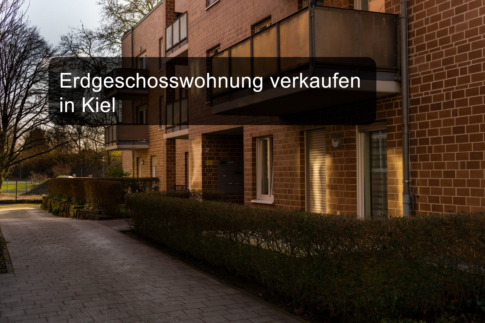 Erdgeschosswohnung verkaufen in Kiel